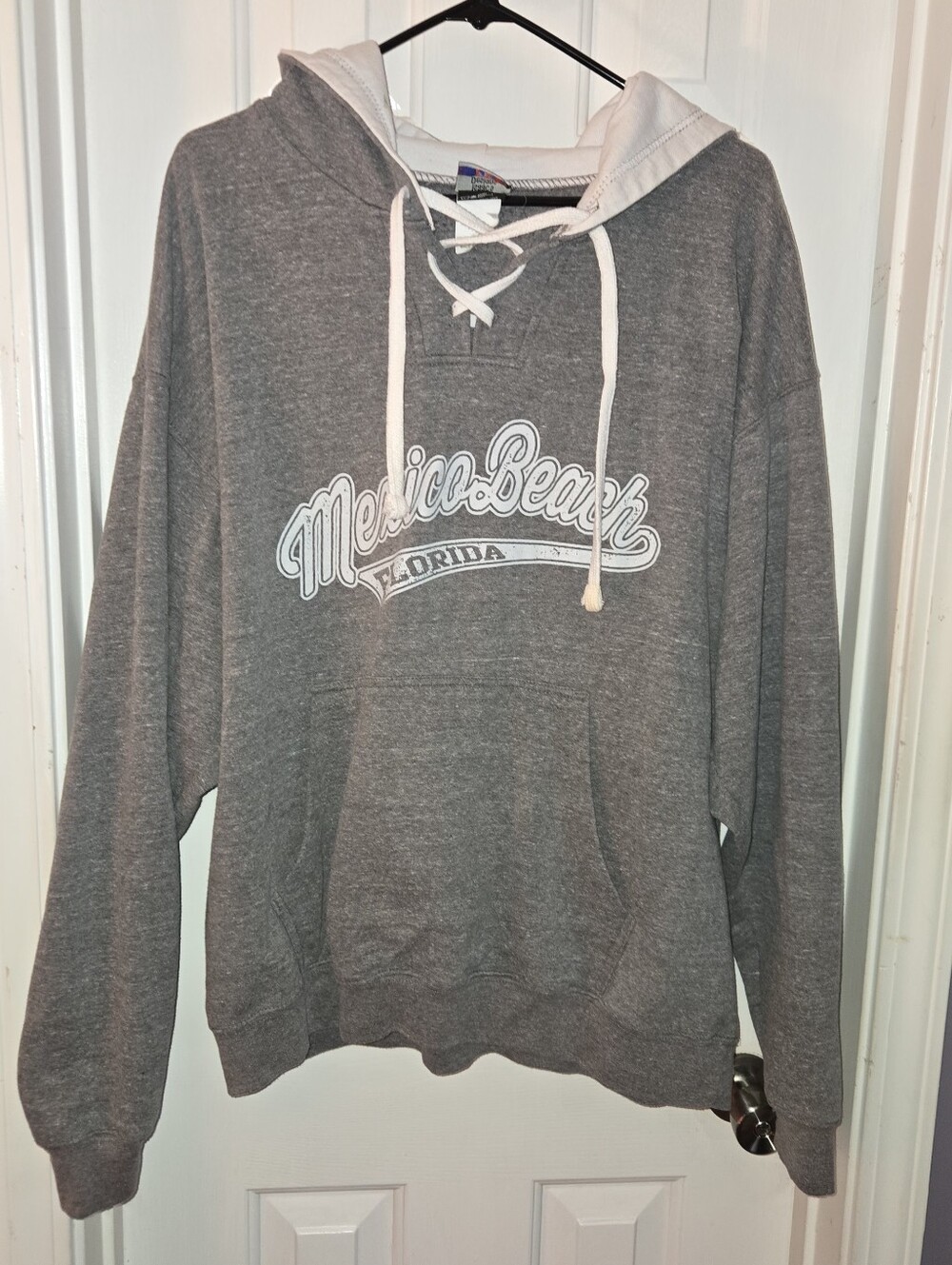 Mexico Beach Florida Gray Hooded Sweatshirt